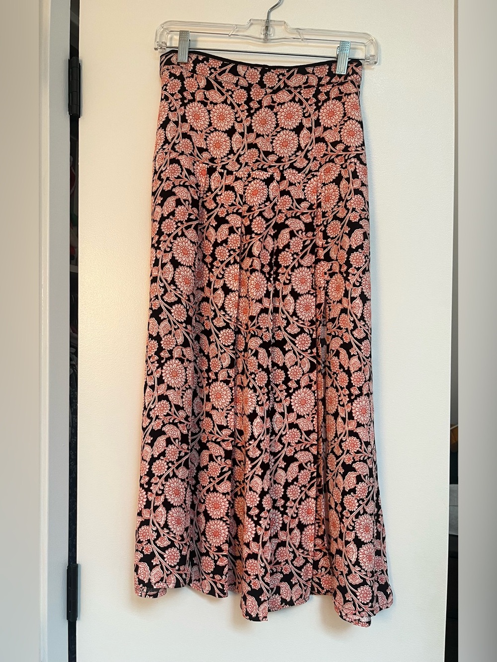 REISS, Kolbie Printed Pleated Skirt, size 2